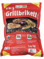Grillbag mit Kohle-Briketts Abmessung 38 x 26 x 4cm